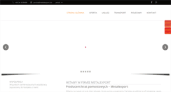 Desktop Screenshot of metalexport.biz