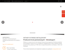 Tablet Screenshot of metalexport.biz